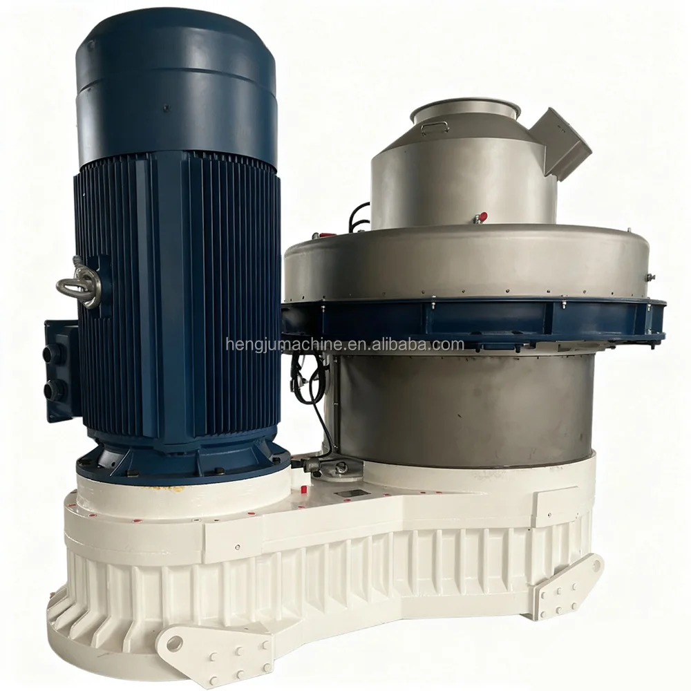 Professional Ring Die Wood Pellet Machine Complete with Pre-Treatment and Pellet Cooling Equipment Available