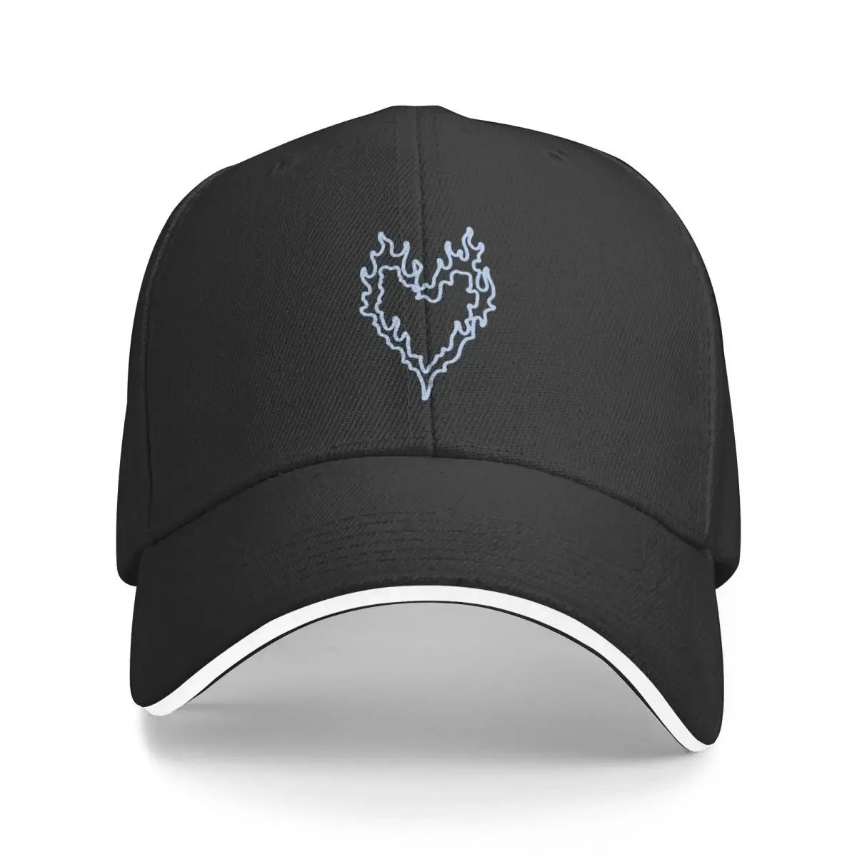 flame heart Baseball Cap dad hat Sports Cap Caps For Men Women's