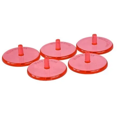 100pcs Transparent Plastic Golf Ball mark Position Markers Assorted Color  Diameter 24mm Golf Ball Maker Base Accessories