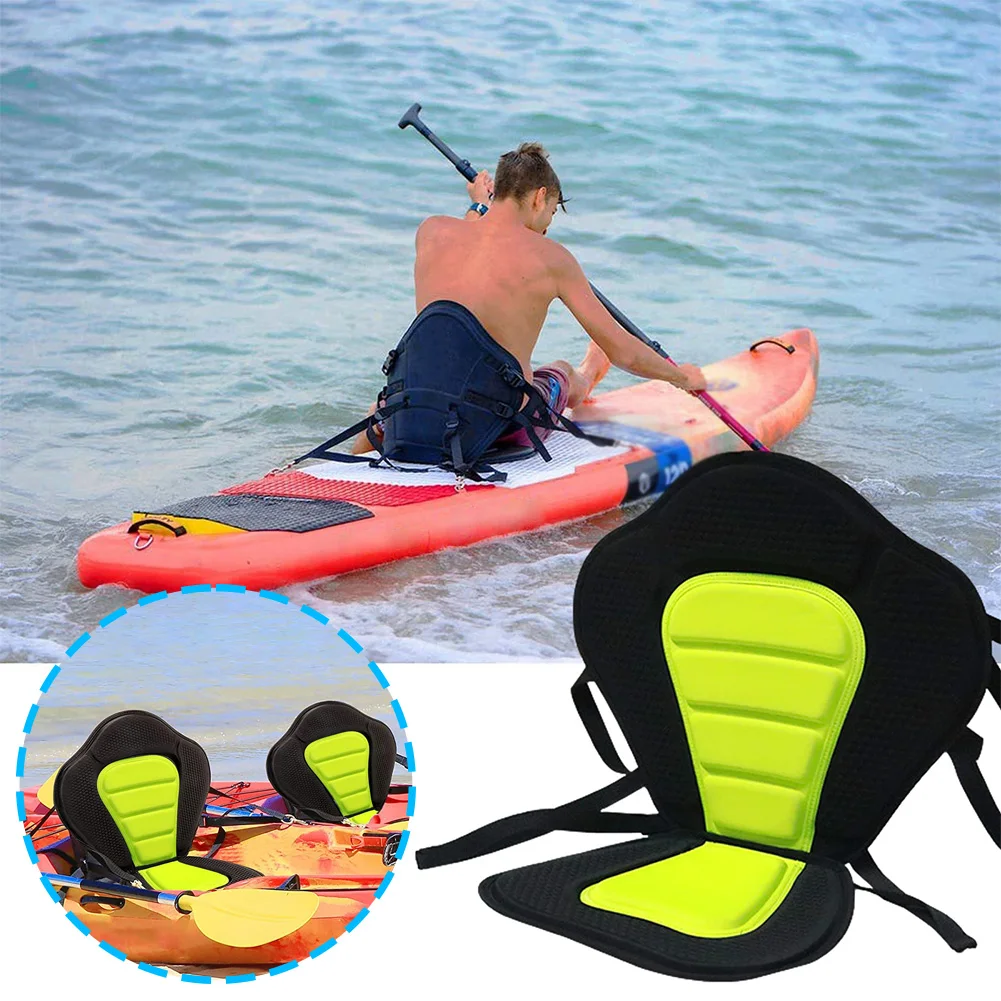 

Kayak Seat Adjustable Fishing Seat with Detachable Storage Bag Stand Up Paddle Board Seat for Kayaking Canoeing Rafting Fishing