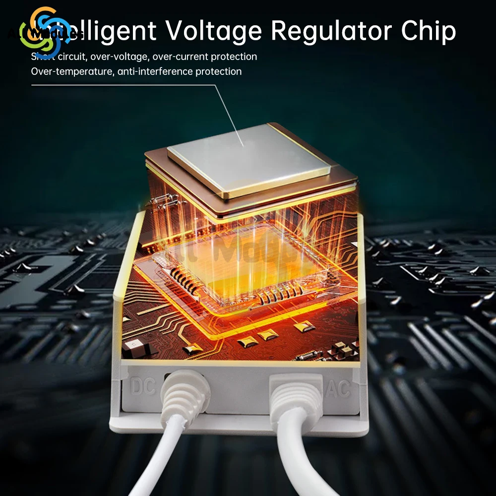 AC100-240V to DC12V2A Outdoor Power LED Strip Light Surveillance Camera Camera Power Adapter