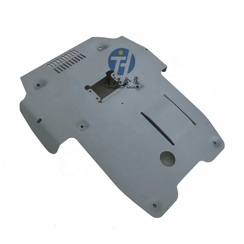 Alumínio Skid Plate Cover, guarda do motor, sob o corpo