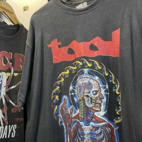 Rock T-Shirt Very Rare Tool 2001 Band Black Unisex T-Shirt Summer New Vintage Fashion Men's and Women's Streetwear