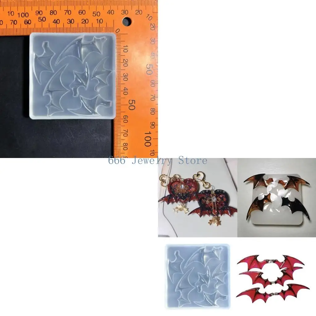 

F2TD Демон Крыло Плесень Шейкер Смола Наполнители Формы Силиконовый Шейкер Зыбучие Пески Заполняющая Форма