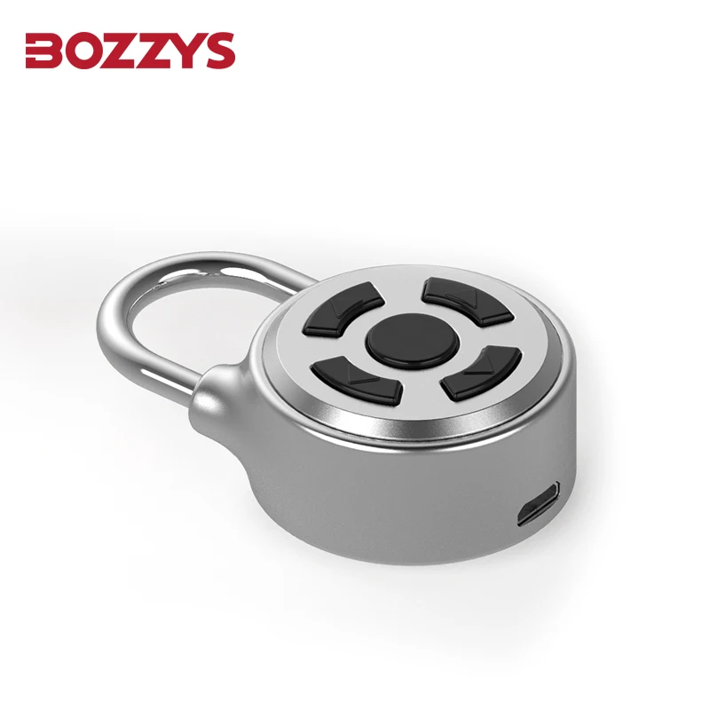 Bluetooth Padlock Smart Password Lock with APP Control 38mm USB Rechargeable for Suitcase Locker 3 Months Battery Unlock Records