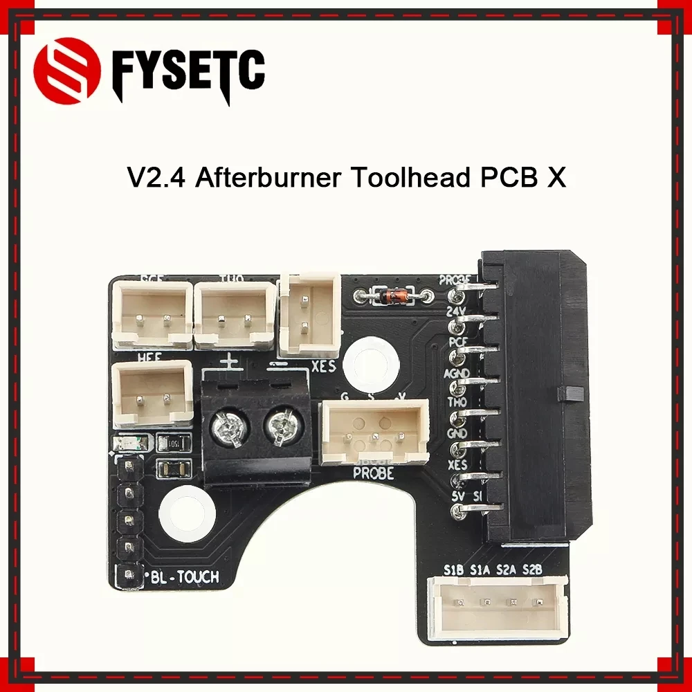 FYSETC Voron 0.1/2.4 Afterburner Toolhead PCB Board Panel Extruder Hotend Adapter Plate Board Motherboard Control Board 3D Print