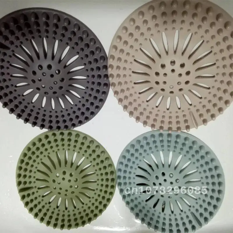 Sewer Outfall Strainer for Kitchen Sink, PVC Drain Filter, Hair Catcher Cover, Lavabo Kitchen Gadgets, Accessories, 5 Colors