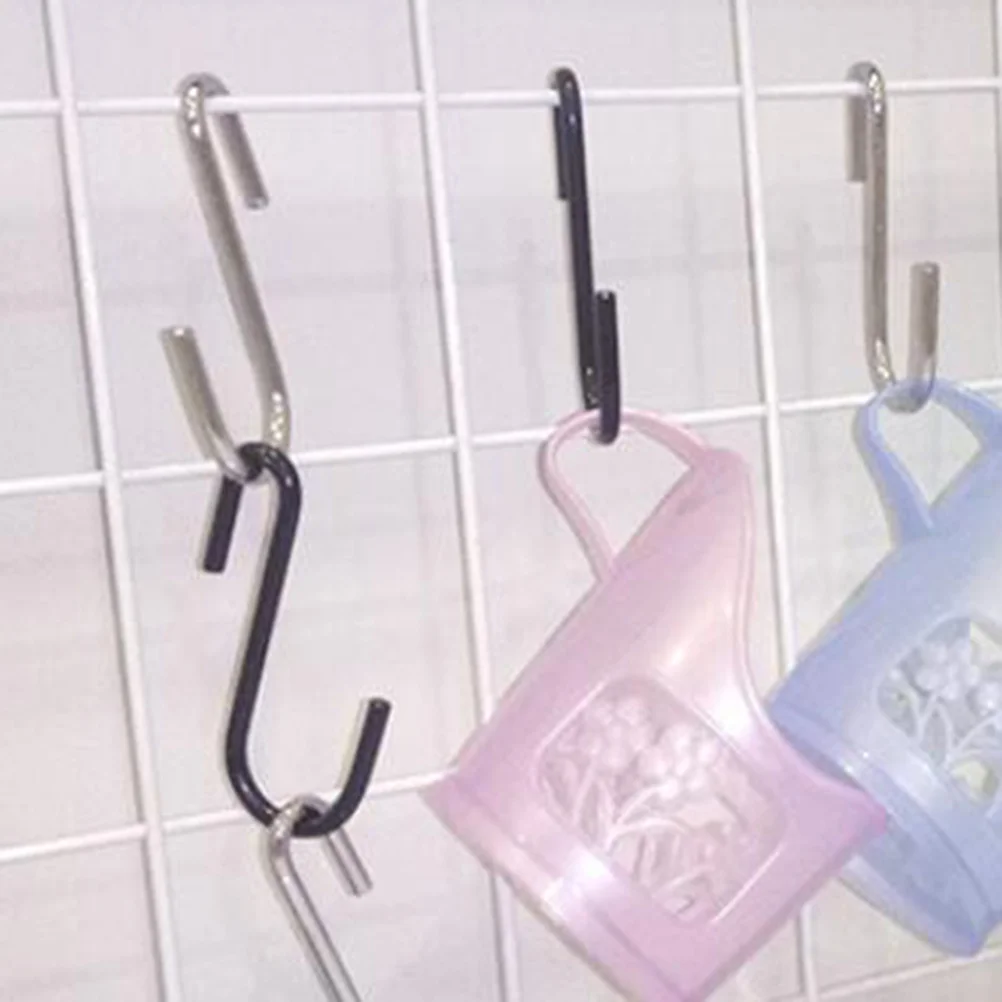 

30Pcs Kitchen S Hooks Heavy Duty Metal Hangers Multifunction for Pots Pans Utensils Closet Bathroom Organization