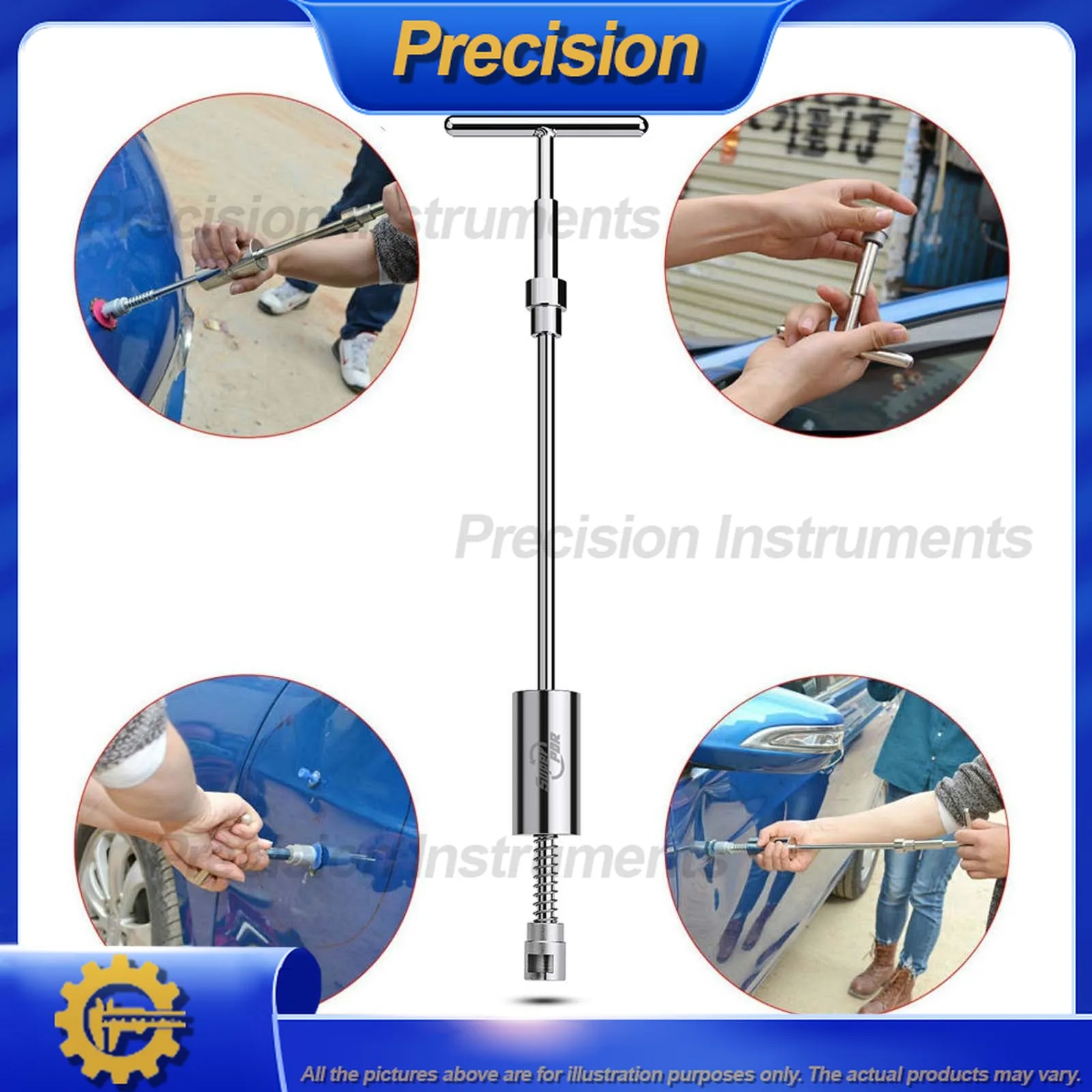 2026 Manual Dent Repair Tool Kit with Portable Toolbox Auto Body Puller for Sheet Metal Restoration