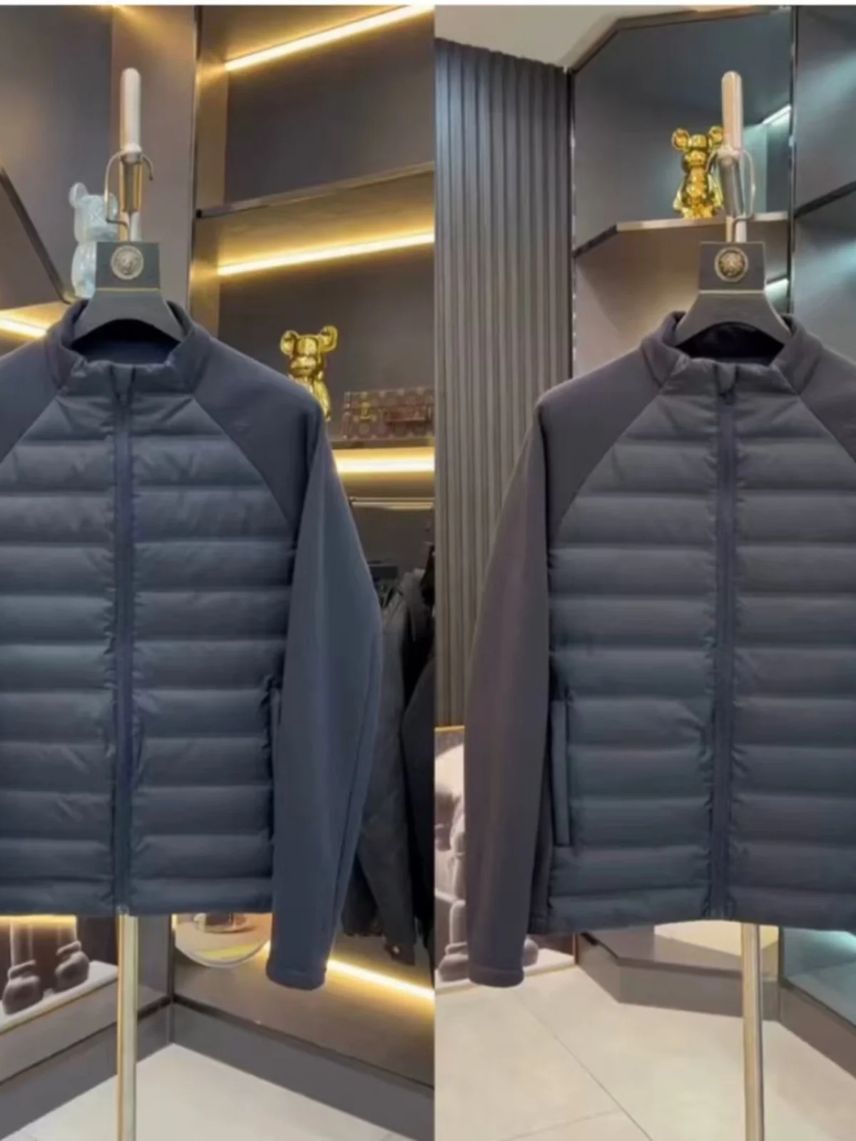 

Мужской зимний жилет Light Luxury Quali: приталенный, повседневный, легкий, на пуху, с воротником-стойкой, на молнии, из полиэфирного волокна