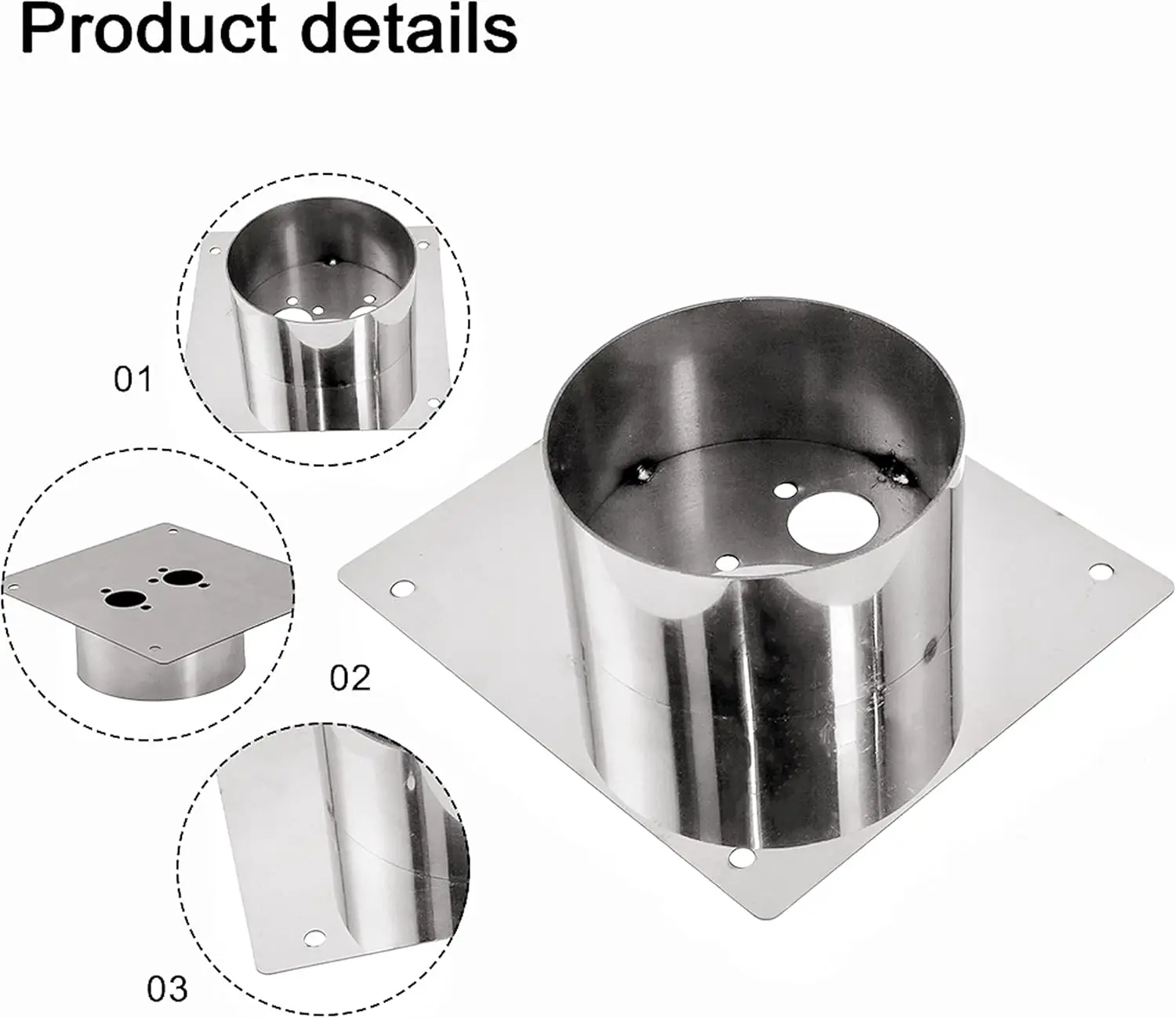 

1PCS Stainless Steel Car Air Diesel Parking Heater Base Mounting Plate Bracket Holder For Eberspacher Webasto Truck Camper Van