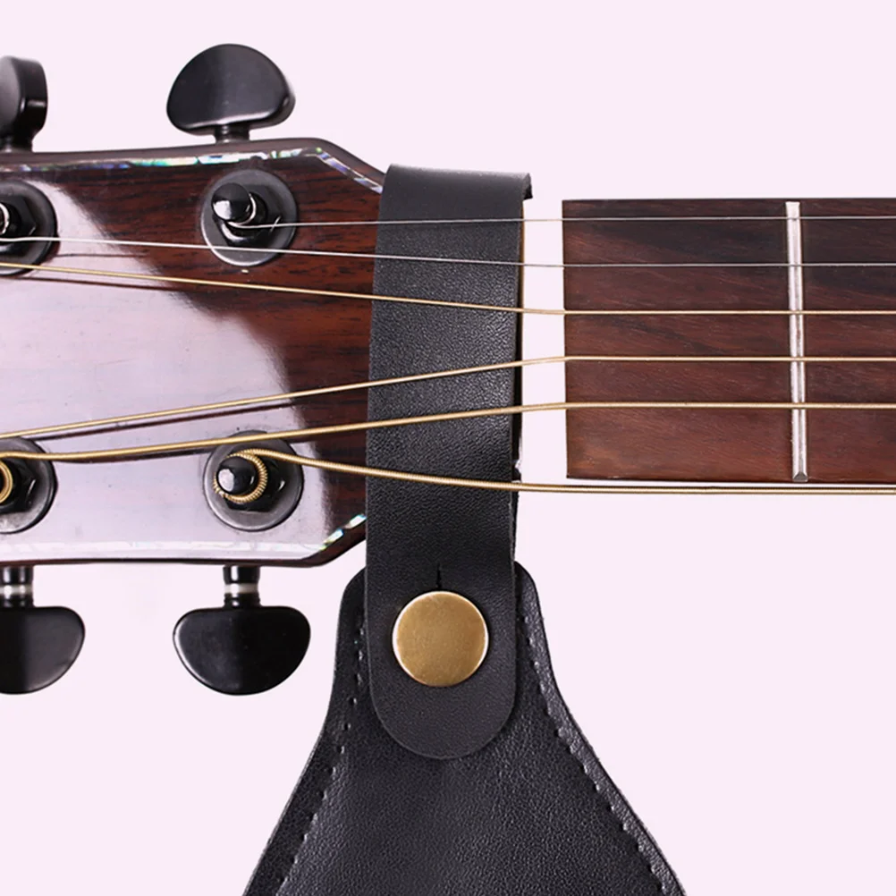 

2Pcs Neck Tie Wear resistant Material Long lasting Classic Color Practical Straps Headstock Strap Folk Guitar Neck Fixing Strap