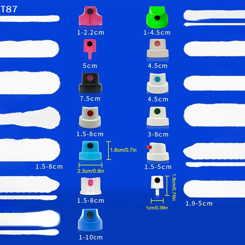 Picture 7: 10pcs Set Graffiti Cap Graffiti Nozzle Different Thickness Mixed Nozzles Painting Supplies Graffiti AccessoriesT Ing Q Store
