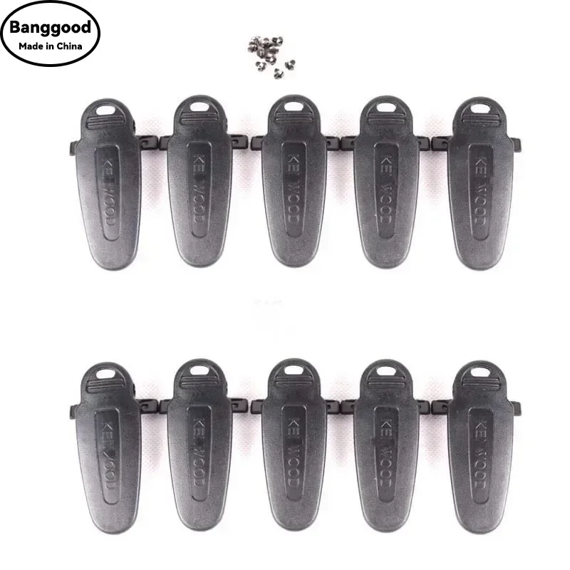 10ps Original Belt Clip for Kenwood Walkie Talkie TK3160 TK2160 TK3140 TK2140 TK3170 TK2170 TK3148 TK3178 TK3360 TK2360 Radio