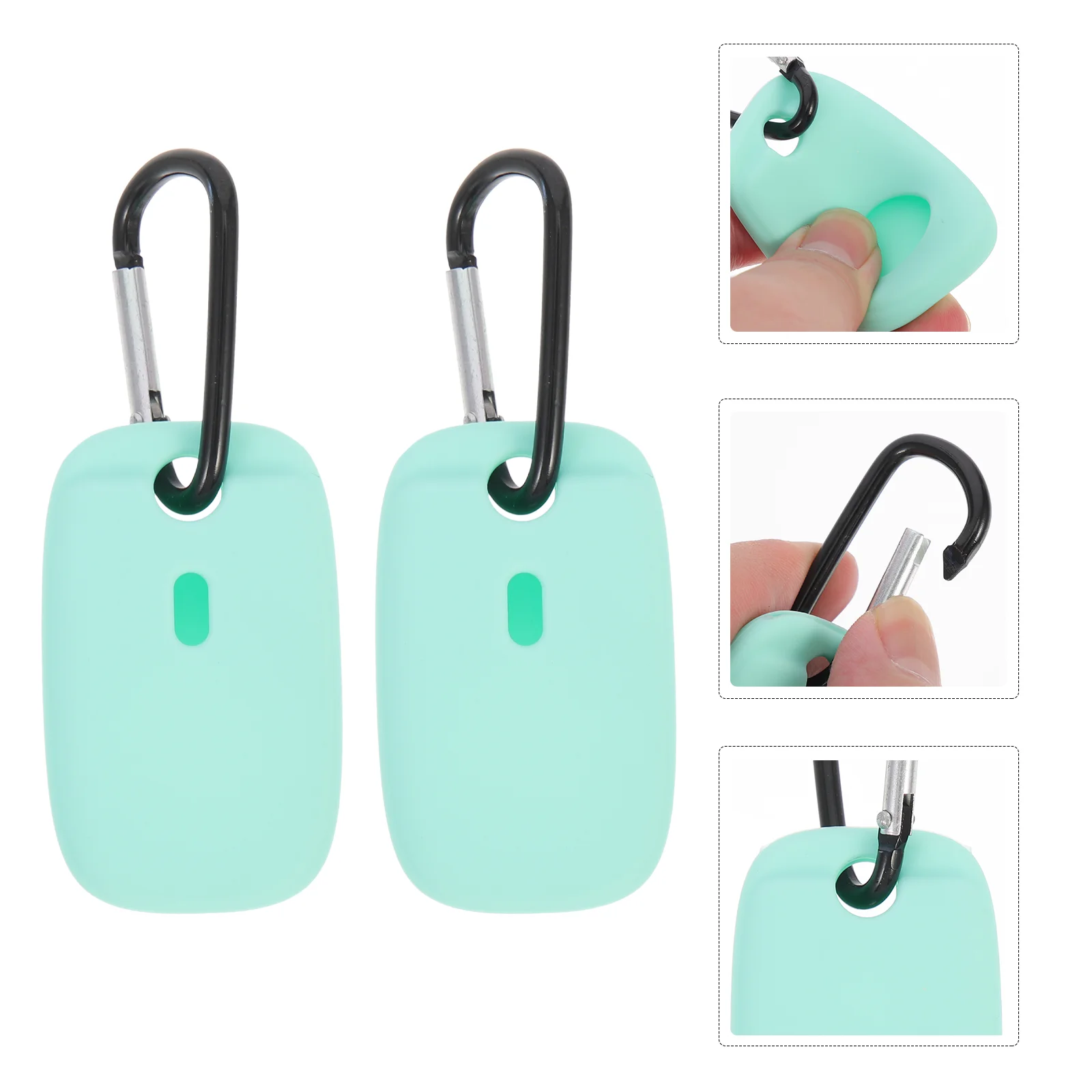 2 Pcs Tile Mate Smart Keychain Reliable Case Accesories Simple Cover Protective Chic Accessory Tiles