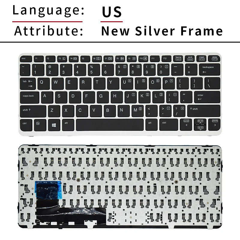 New US Russian Laptop Keyboard For HP EliteBook 820 G1/820 G2/720 G1/720 G2/725 G1/725 G2/825 G1/825 G2/828 G1/828 G2/776451-091