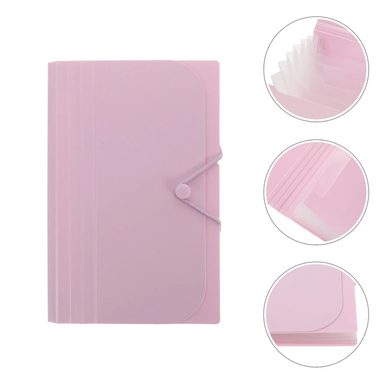 Professional Nail Plate Organizer Foldable Transparent Sheet Collecting Album for Nail Stamping Templates Storage Display Book