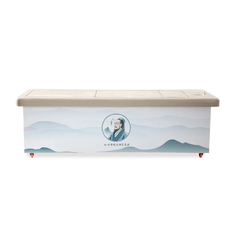

Automatic moxibustion bed three-way catalytic rotary lifting control