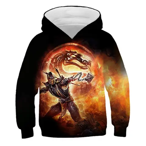 맨투맨 소년 및 어린이 트렌디 패션 후드티, 열혈 쿨 모탈 컴뱃 영화 인쇄 풀오버, 가을 신상, 핫 셀러 Best5 맨투맨 소년 및 어린이 트렌디 패션 후드티, 열혈 쿨 모탈 컴뱃 영화 인쇄 풀오버, 가을 신상, 핫 셀러 Best5