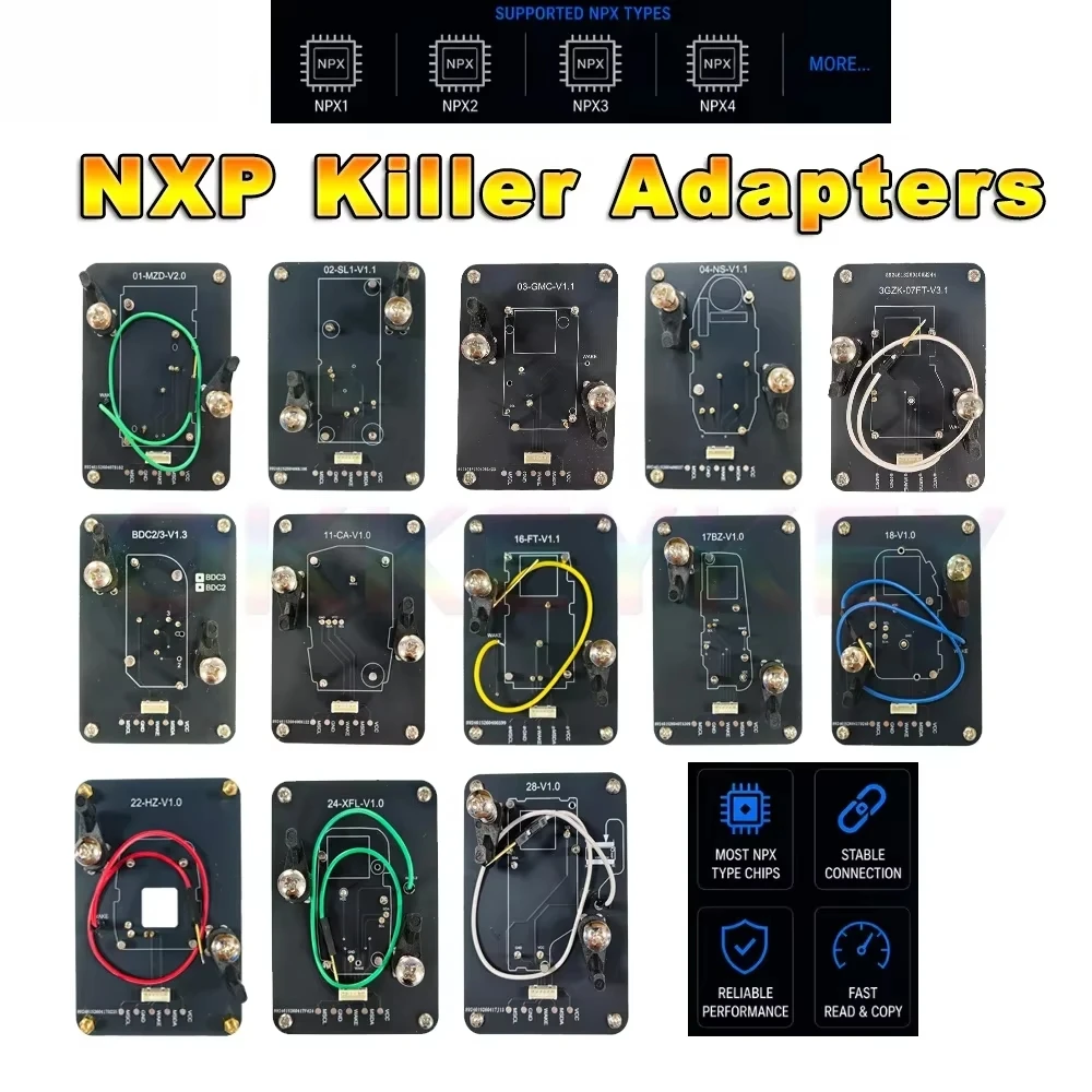 Super NXP Killer Tool Adapter Base For Mazda Nissan BMW Chevrolet Changan Peugeot Toyota KIA Harley All NXP Smart Keys Clones