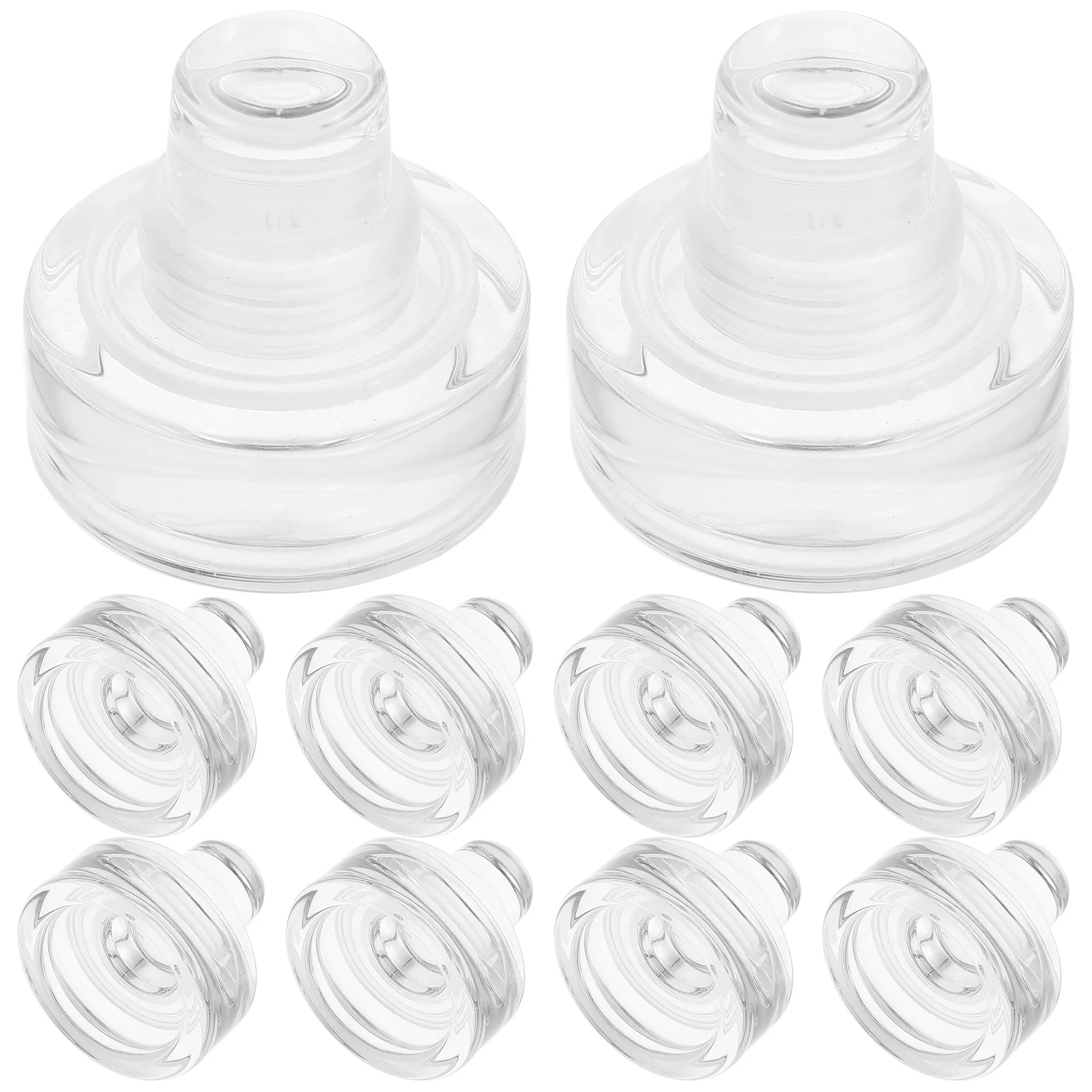 

10 Pcs T-shaped Wine Bottle Plug Seal Stopper for Bottles Stoppers Plugs Vacuum Glass Red