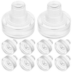 10 Pcs T-shaped Wine Bottle Plug Seal Stopper for Bottles Stoppers Plugs Vacuum Glass Red