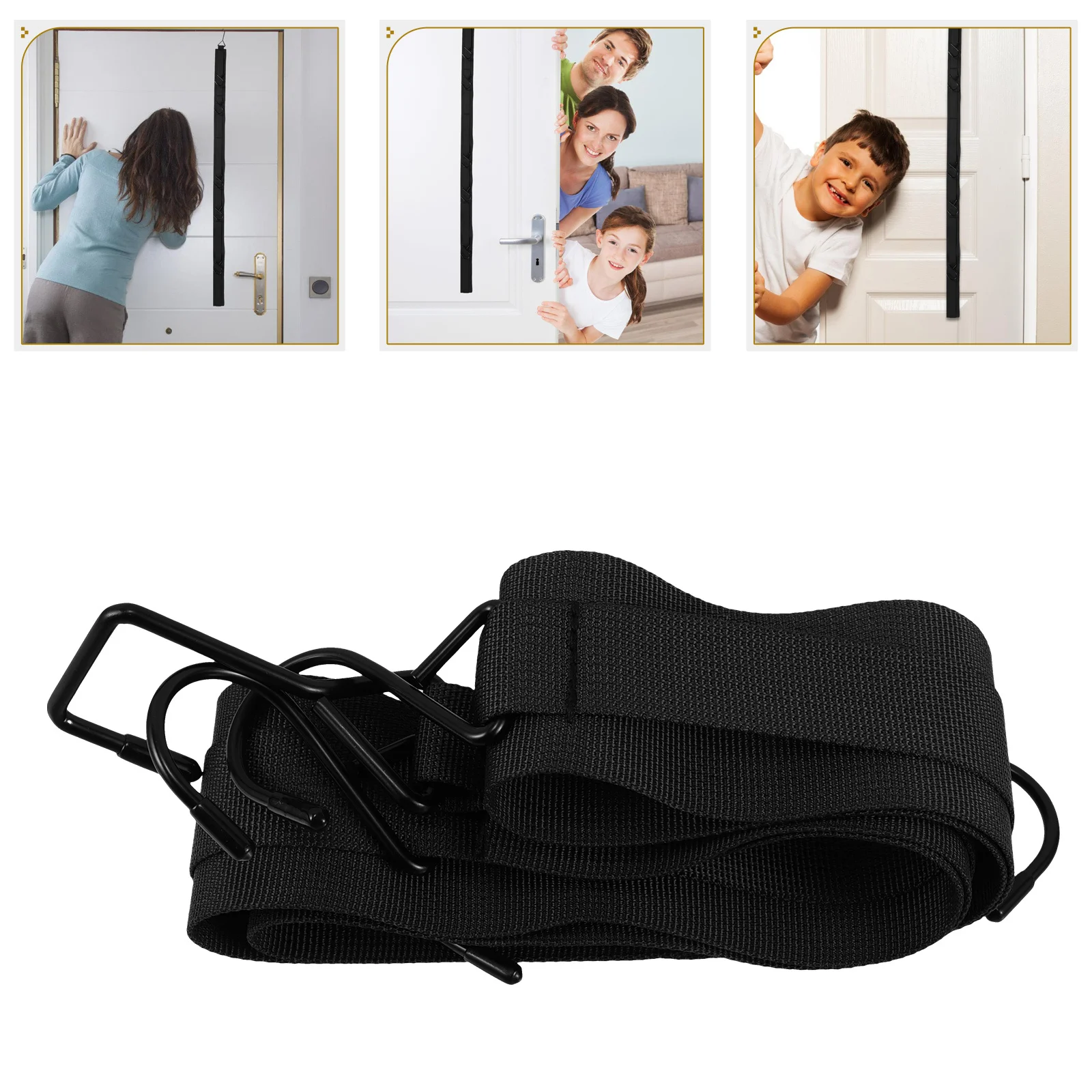 

2Pcs Hockey Equipment Rack Sturdy Hanging Organizer for Gear and Sticks Space Saving Door Mount Multi Functional Hanger Hook