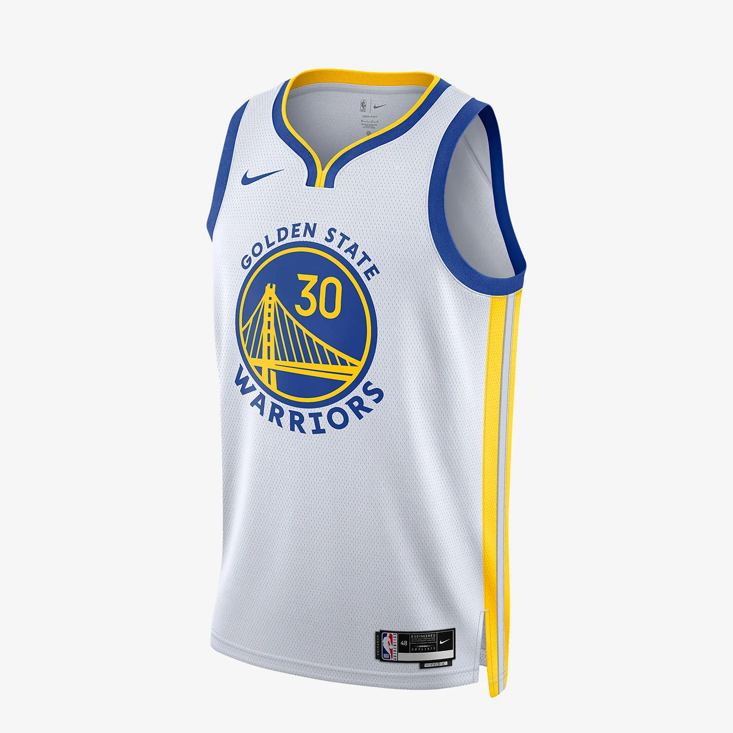 

Nike official authentic NBA Golden State Warriors men's basketball sleeveless jersey DN2077-100