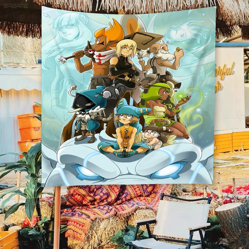 Game W-Wakfu Cool Large Size Flags Printing Patterns Interesting Birthday Party Decorations Banner