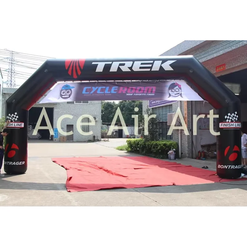 

Inflatable Arch with Removable Customized Banner, Black PVC, Advertising Inflatable Arch for Event, in the United States