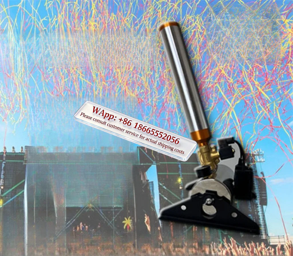 Stage Small Steel Cannon, Ribbon Salute, Colored Paper, Paper Cannon, Celebration Rainbow & Wedding Flower Scattering Machines