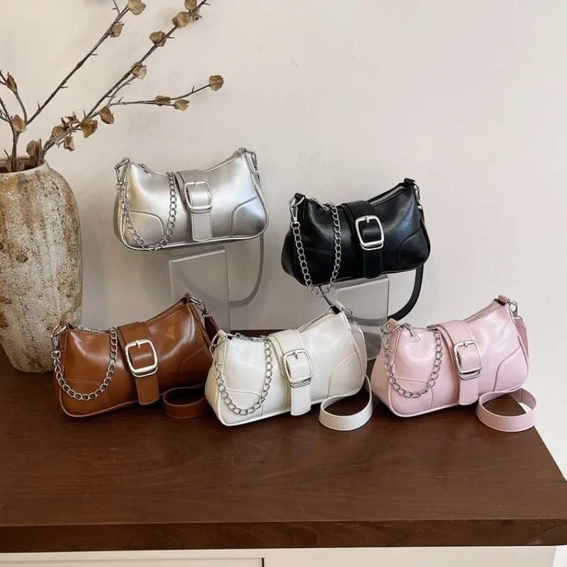 

Luxury Designer Paris Diaper Bag Women Leather Crossbody Purse Elegant Vintage Minimalist Large Capacity Shopping Party