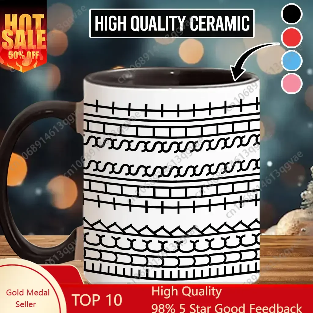 

Funny Cuss Hidden Message Coffee Mug Unique Gift for Work Bestie - scs11634 Ceramic Drinkware Halloween Christmas Holiday Gift