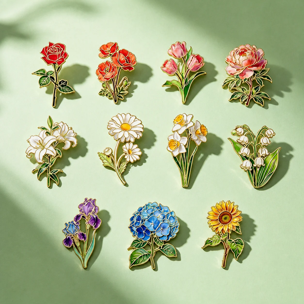 Flower Brooch Elegant Enamel Brooch Tulip Brooch Floral For Daily Commute Blazer Gift