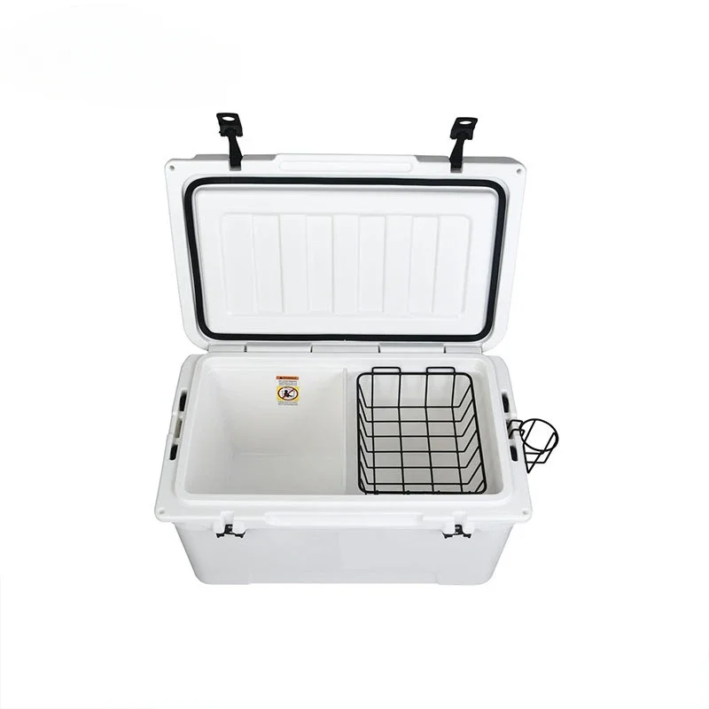 65L Plastic Rotomolded Cooler Insulated Dry Ice Storage Boxes