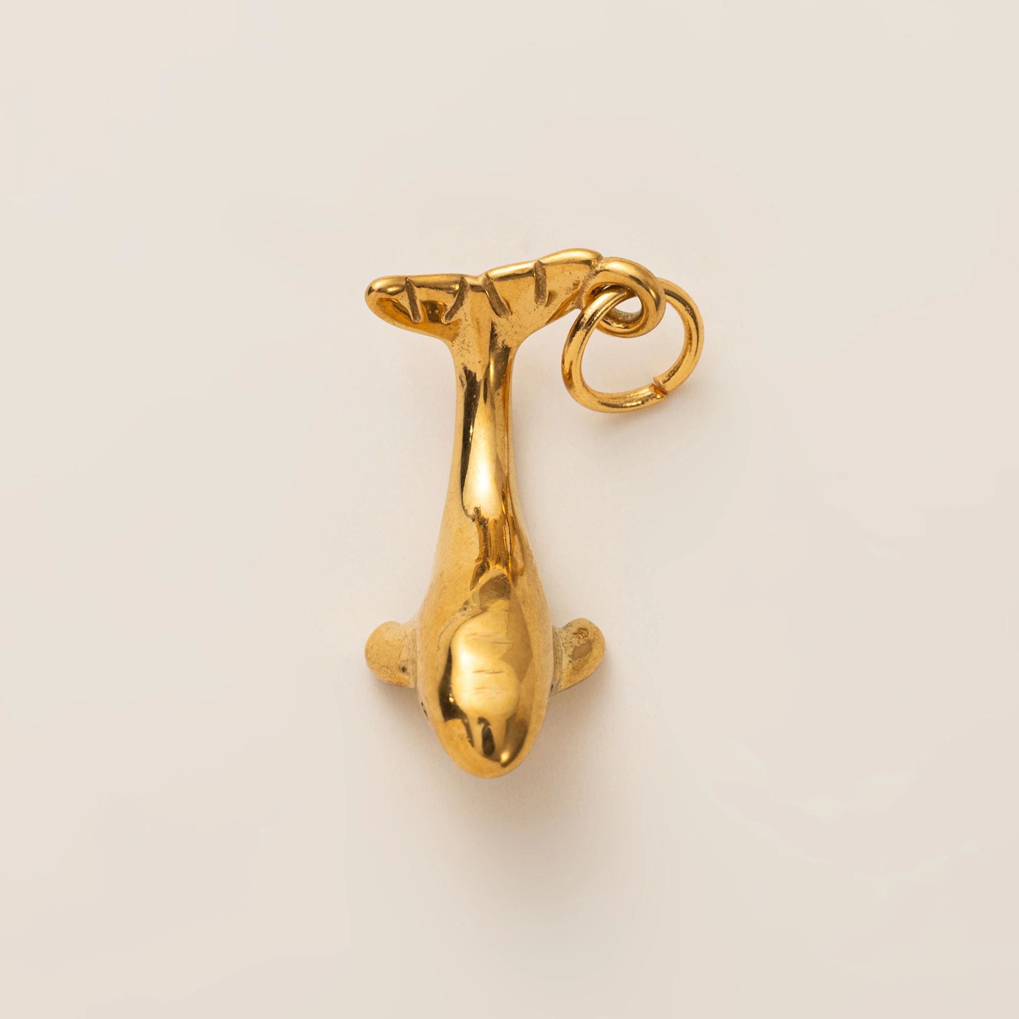 Independent Station Animal Anhänger Edelstahl DIY Kleiner Anhänger Vakuum Galvanik 18K Gold Farbkonservierung im Ofen – Detail 6