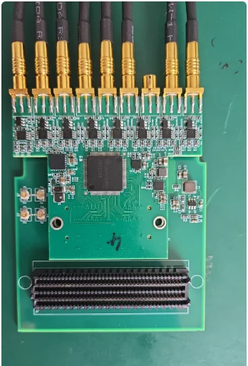 For 8-channel high-speed data acquisition card ADS5294, external interface FMC-LPC or FEP