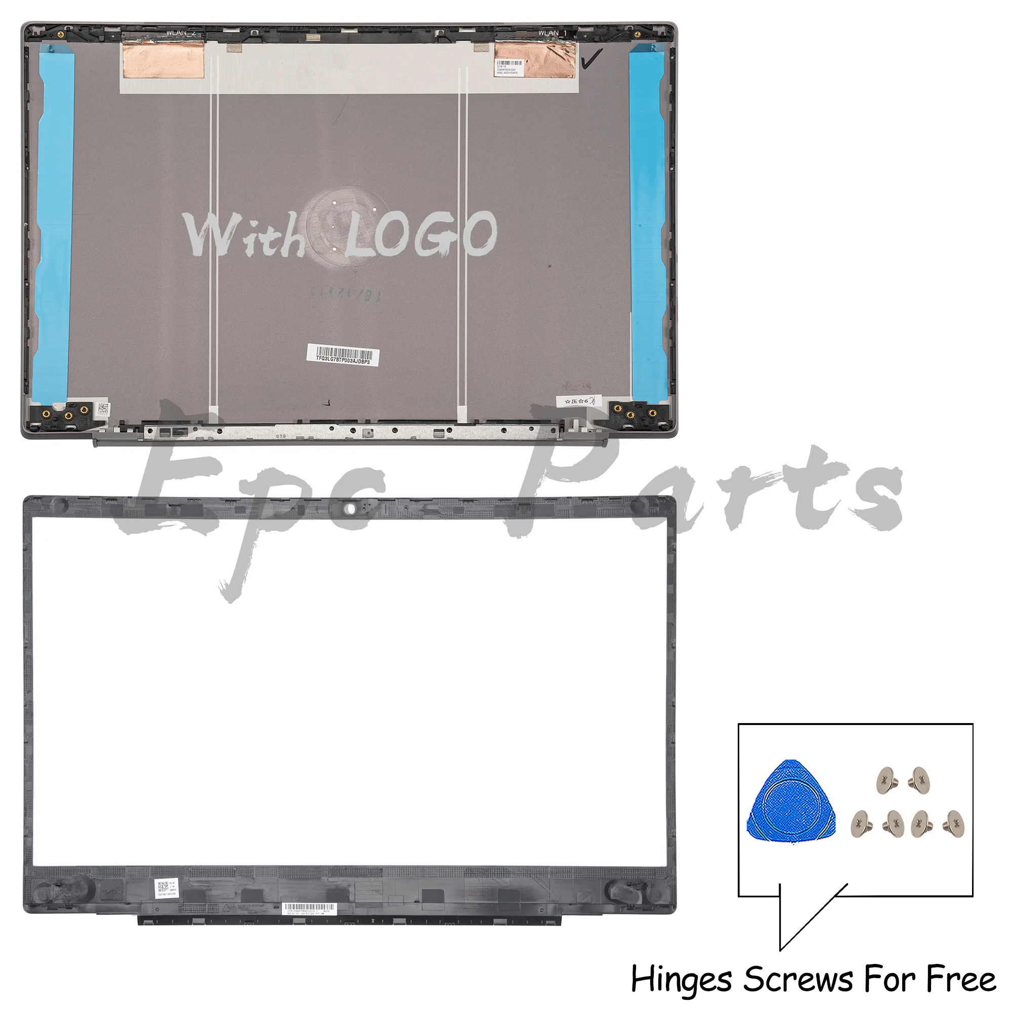 Epc Parts For Pavilion 15-CW 15-CS 15T-CS TPN-Q208 TPN-Q210 Metal Gray Back Cover L23879-001 Bezel Hinges Hingecover 15.6INCH