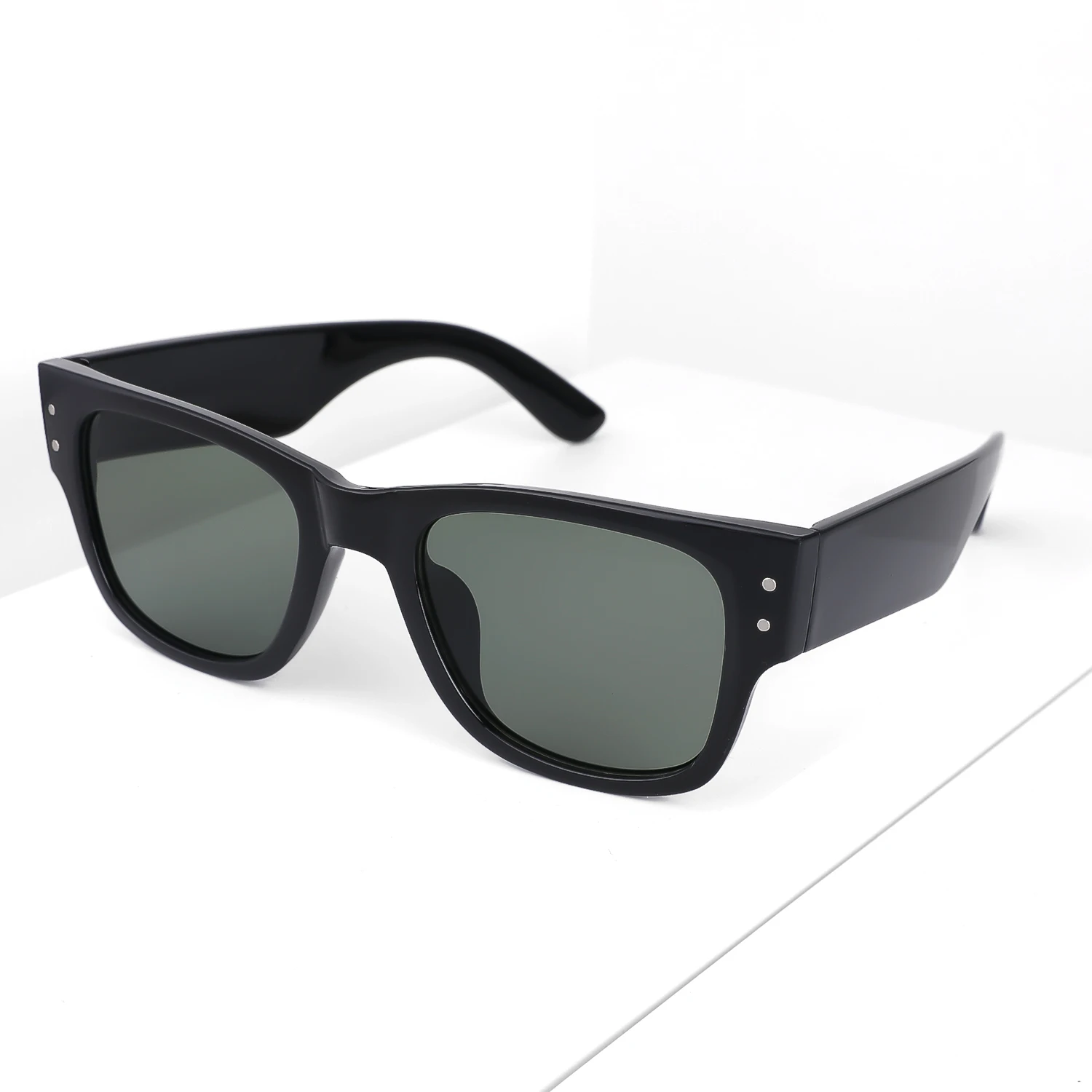 Luxus Rechteck Sonnenbrille Frauen Marke Designer PC Rahmen Gradienten Objektiv Klassische Niet Shades Weiblich Männlich Mode Brillen UV400 – Detail 4
