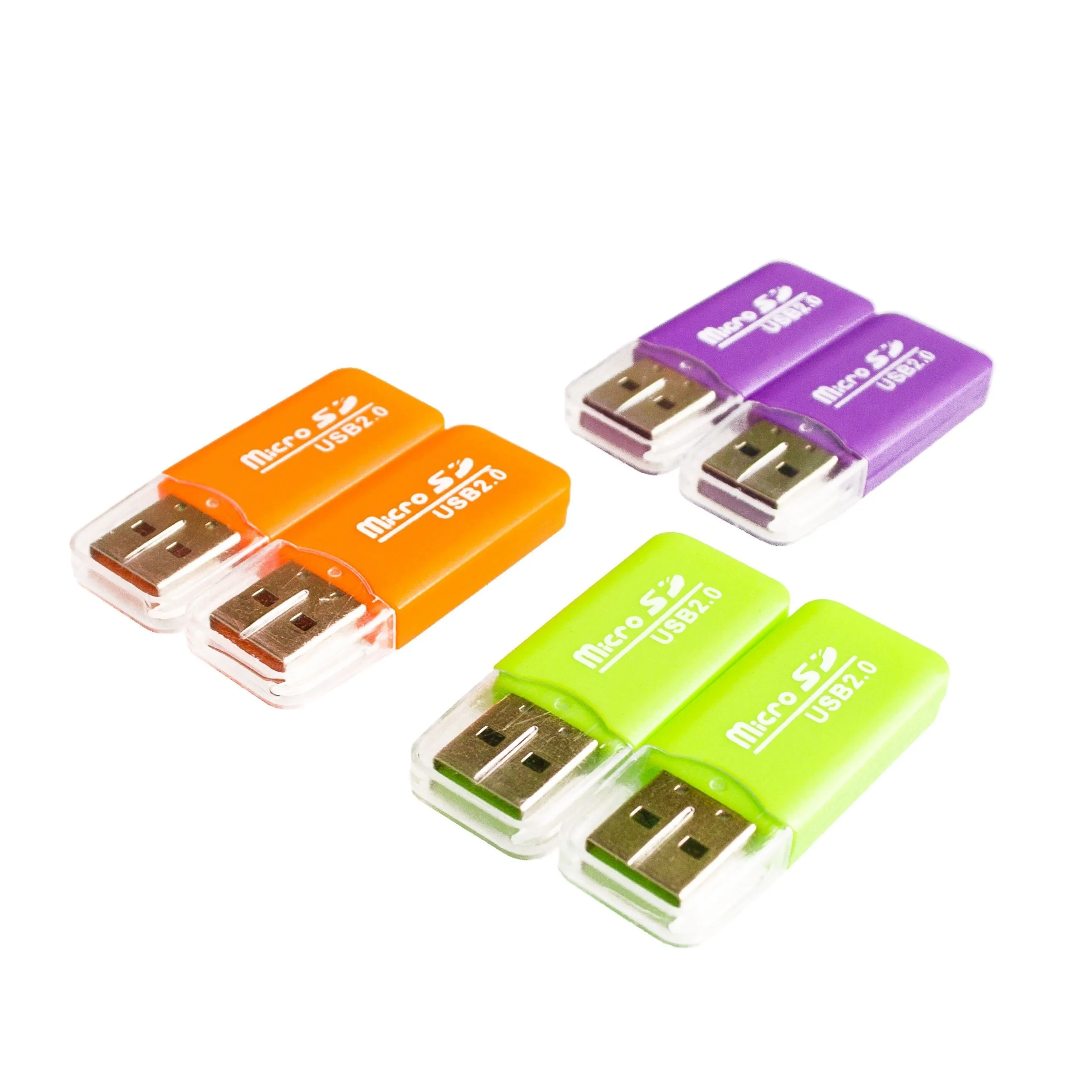 USB 2.0 Interface Card Reader Micro SD TF Flash Memory Card Reader Portable Mini High Speed USB Adapter For PC Computer