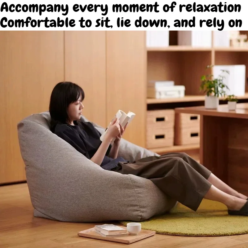 Minimalist Decorative Upholstered Bean Bag Sofas Modular Versatile Spacious Durable Bean Bag Sofas Sofa Puf Lounge Furniture