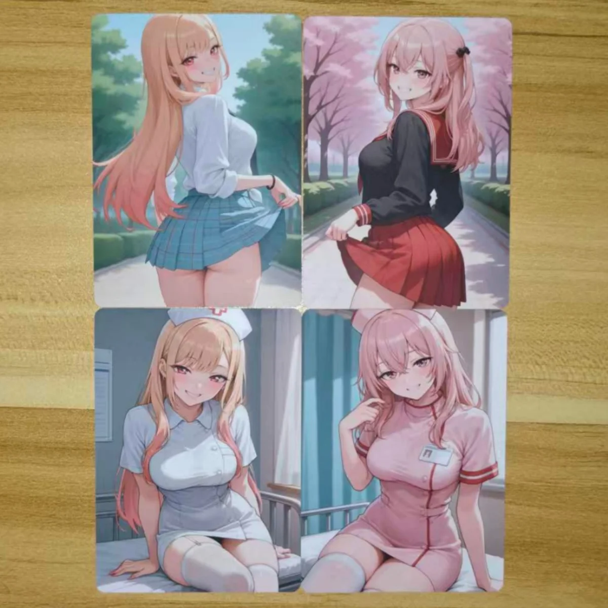 8Pcs/set NSFW Card My Dress-Up Darling Nurse Inui Sajuna Kitagawa Marin Inui Shinju Collection Card 18+ view 4