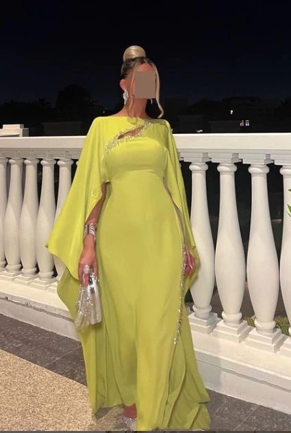 Green Arabic Prom Dress Crystals Long Party Gowns Dress For Women Arabic Formal Wedding Evening Dress Pageant Gown فساتين سهرة