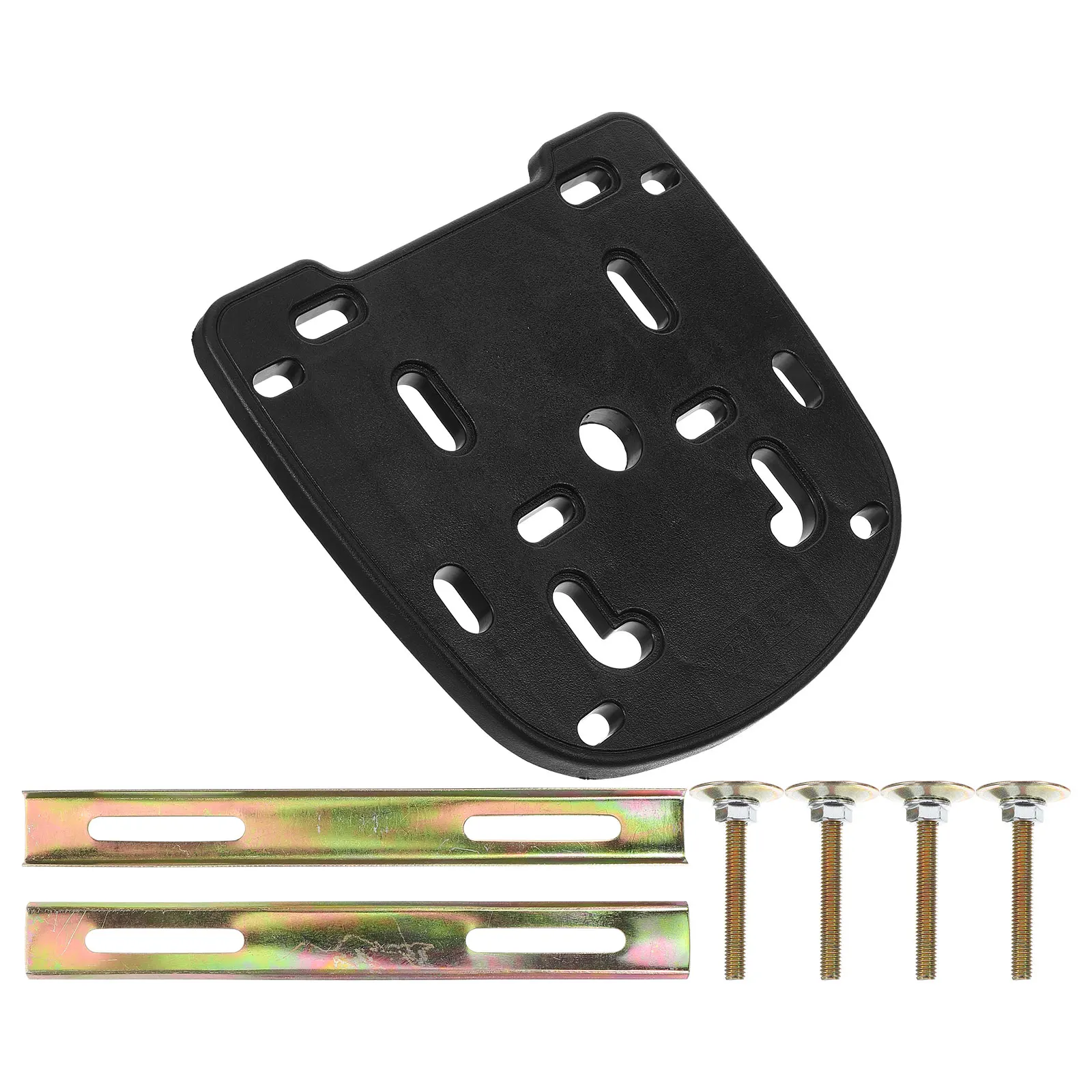 

Motorcycle Rear Box Bottom Plate Thickened Pressing Accessories PP Iron Screw Mount Hardware Luggage Rack Trunk Case Stable