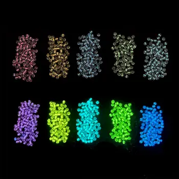 2/3/4毫米玻璃夜光珠(夜光種子珠) - DIY首飾製作(項鍊/手鍊)手工飾品配件 11克/袋 10 最佳銷售 發光珠子 - №4