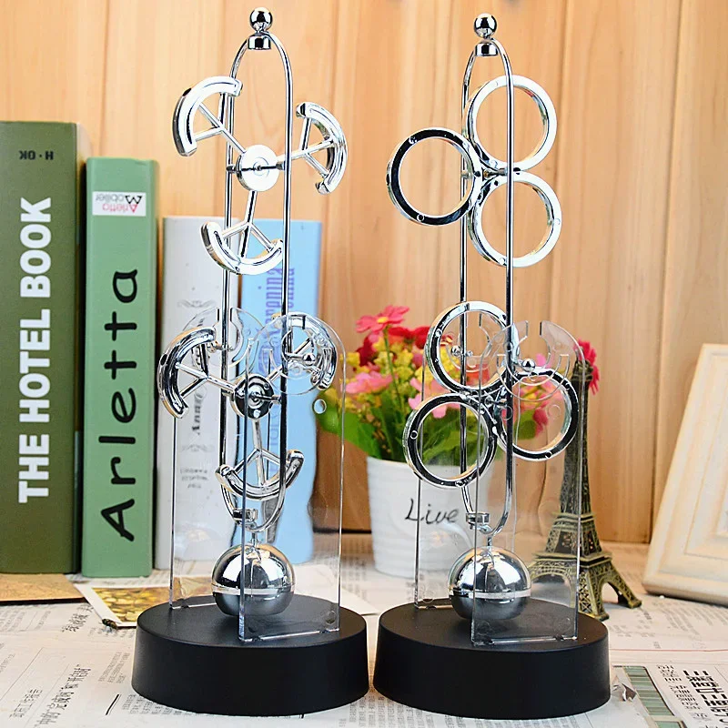 

Rotating Perpetual Motion Ornaments Newton Pendulum Ball Balance Physical Decompression Children's Toys Home Office Ornaments