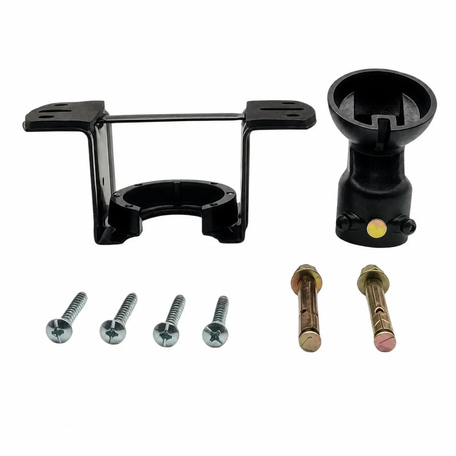 Ceiling Fan Downrod Mount Bracket 45 Degree Angled Aluminum Base for Sloped Ceiling Light Hanging Hardware