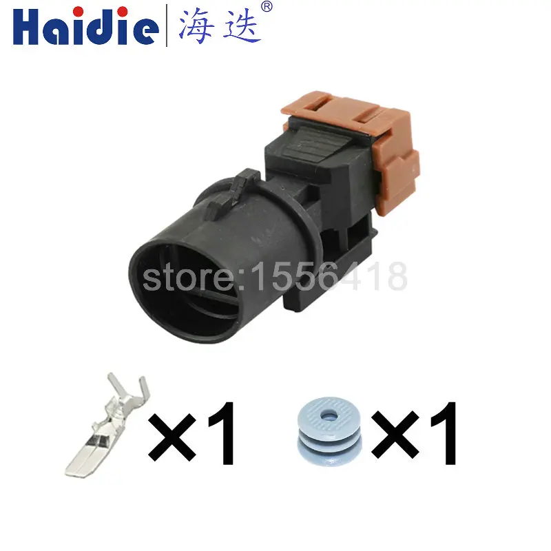 

1-100sets 1 Hole PK011-01027 PK015-01027 Automotive Connector 7.8mm Series Plug Socket For Auto