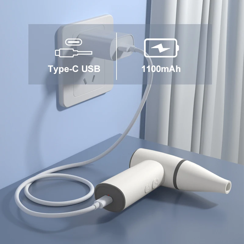 منفضة هواء توربو جيت لاسلكية محمولة 100000 RPM منفضة الهواء الكهربائية مروحة العنف الصغيرة لمجفف السيارة وتنظيفها