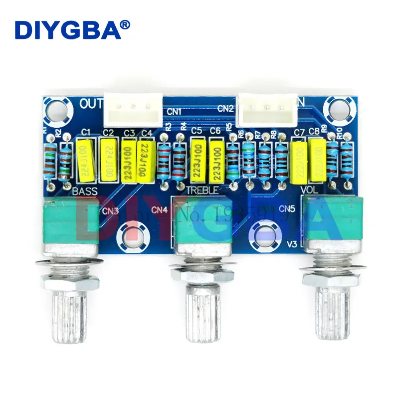 XH-M802 Passive Tone Board Amplifier Preamp Power Module Low High Sound Adjustment Electonic Diy Electronic PCB Board